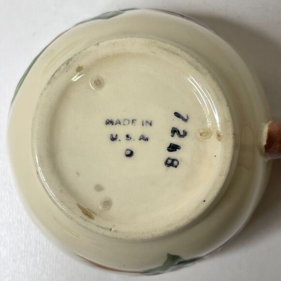 Set of Vintage Franciscan Drinkwear 2 Tea Cups & 2 Saucers Plates USA/England - Picture 8 of 16